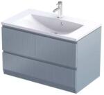 Oristo Brylant dulap 79.6x45.5x50 cm sub chiuveta pe perete gri OR36-SD2S-80-16R (OR36SD2S8016R)