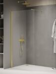NEW TRENDY New Soleo Light Gold perete cabină de duș walk-in 100 cm auriu luciu/sticla transparentă K-2096-WP (K2096WP)