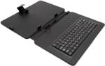 Airen AiTab bőr tok 4 USB billentyűzettel 10" FEKETE (CZ/SK/DE/UK/US. . . elrendezés) (Leather Case 4 10B)