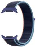 GIGAPACK Samsung Galaxy Watch Ultra eSIM 47mm (SM-L705) pótszíj (egyedi méret, nylon, tépőzáras, légáteresztő) sötétkék (GP-163485)