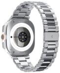 Spigen Samsung Galaxy Watch Ultra eSIM 47mm (SM-L705) modern fit pótszíj (egyedi méret, fém) ezüst (AMP08823)