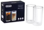 DeLonghi DLSC325 Cold Brew pohár, üveg, 300ml, duplafalú, átlátszó (2db/csomag) (AS00004179)