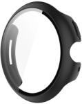 GIGAPACK Google Pixel Watch 3 45mm műanyag keret (bumper, ütésállóság + kijelzővédő üveg) fekete (GP-164079)