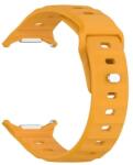 GIGAPACK Samsung Galaxy Watch Ultra eSIM 47mm (SM-L705) pótszíj (egyedi méret, szilikon, légáteresztő, 3d) citromsárga (GP-163499)