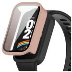 GIGAPACK Xiaomi Smart Band 9 Active műanyag keret (bumper, ütésállóság + kijelzővédő üveg) rózsaszín (GP-164542)