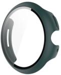 GIGAPACK Google Pixel Watch 3 41mm műanyag keret (bumper, ütésállóság + kijelzővédő üveg) sötétzöld (GP-164107)