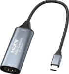 PremiumCord HDMI rögzítő/grabber a videó/hangjelek rögzítéséhez számítógépre USB3.0 C típusú csatlakozóval (ku2grab6)