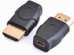 PremiumCord adapter micro HDMI D típusú csatlakozó - HDMI A típusú csatlakozó (kphdma-26)