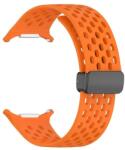 GIGAPACK Samsung Galaxy Watch Ultra 47mm (SM-L705) pótszíj (egyedi méret, szilikon, légáteresztő) narancssárga (GP-163514)