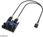 Akasa - USB 2.0 belső HUB 1-4 (AK-CBUB64-30BK)