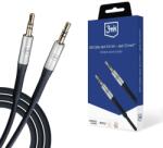 3mk Protection Cablu audio 3mk - Cablu AUX Jack 3, 5 mm - Jack 3, 5 mm, lungime 1 m, negru (5903108528771)