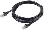OEM RJ45 CAT6 UTP M/M adatkábel 10m LSOH fekete (XUTPSZC6KAB10F) (XUTPSZC6KAB10F)