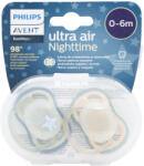 Philips Avent ultra air éjszakai cumi 0 - 6 hó fiús 2 db