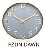 Platinet CIRCULAR CIRCULAR Clock DAWN, csendes szerkezetű óra (PZDN)
