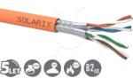 SOLARIX CAT7A SSTP LSOHFR B2ca-s1, d1, a1 500m/tekercs SXKD-7A-1200-SSTP-LSOHFR-B2ca telepítőkábel (27000022)