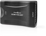 Nedis VCON3461BK - HDMI átalakító | HDMI bemenet | SCART aljzat | 1-utas | 1080p | 1, 2 Gbps | ABS | Fekete | Fekete (VCON3461BK)