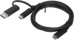 Lenovo USB-C / USB-A USB-C hibrid 1 méteres kábel (4X90U90618)