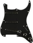 Fender Pre-Wired Strat Pickguard, Pure Vintage '65 w/RWRP Middle, Black 11 Hole PG