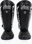 Fairtex levehető In-Step sípcsontvédő, más néven sípcsontvédő. "Twister" fekete