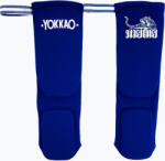 YOKKAO Muay Thai Boxing kék pamut sípcsont protektorok