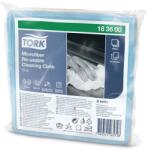 TORK Tisztítókendő, mikroszálas, újra felhasználható, 1 rétegű, W8 rendszer, TORK, kék (KHH728)