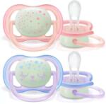 Philips AVENT Játszócumi ULTRA AIR NIGHT LANY 0-6 HO 2X