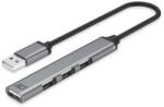 ACT HUB USB2.0 cu 4 porturi Gri (AC6225)