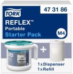 Tork Dozator de prosoape de hârtie cu centru. derulator TORK Reflex portabil M4