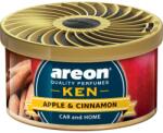 Areon гел ароматизатор за автомобил, ken, 1 брой, Ябълка и канела