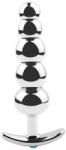 SESSO Dildo metalic 5 Beads L Silver Dildo