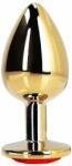 SESSO Dildo Gold Cone L Red Diamond