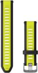 Garmin Quick Release 20mm Amp Yellow/Black szilikon óraszíj