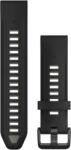 Garmin QuickFit 20mm óraszíj - fekete/kavicsszürke, szilikon