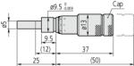 Mitutoyo Beépíthető mikrométer beállító horonnyal 0, 5 - 0 (148-861)