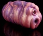 FAAK Masturbator Alien 2-Hole, Silicon Lichid, 15.5 cm