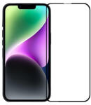  Full Screen Silk lcd kijelző üvegfólia, ütésálló védőfólia Apple iPhone iPhone 13, 13 Pro, 14, SE 2025 (SE 4. gen), IPhone 16e, fekete (5D, 9H)