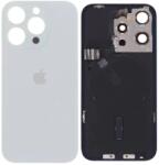  Apple iPhone 16 Pro akkufedél (hátlap) kamera lencsével, vezeték nélküli töltőchip, mágneses gyűrűvel és vakuval, Fehér, Titanium White, Gyári, Grade A
