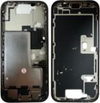  Apple iPhone 16 Pro középső keret Akkumulátorral, Fekete, Titanium Sand Gyári, Grade A