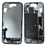  Apple iPhone 15 Plus középső keret, akkumulátorral és átvezető fóliákkal Kék Gyári, Grade A