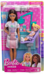 Mattel Barbie barna hajú fogorvos karrierbaba játékszett - Mattel (JCR71/JCR75) - jatekshop