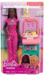 Mattel Barbie barna hajú gyerekorvos karrierbaba játékszett - Mattel (JCR71/JCR73) - jatekshop
