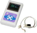 CONTEC Pulsoximetru profesional Contec CMS60D, model 2025, senzor adulti, masoara saturatia de oxigen si rata pulsului