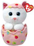 Ty Boos Giggles Macska Tojásban Plüss 15 cm (TY37369)