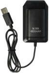 VHBW Play & Charge Kit - 1x Töltő, 1x Töltőkábel, 2x Akkumulátor Fekete (888400873)