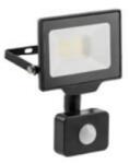 GTV GT-GCR20W-64 G-TECH LED-es reflektor mozgásérzékelővel, 20W, 2000lm, AC220-240V, 50/60 Hz, PF>0, 9, RA>80, IP65, 120°, 6000K, fekete (GT-GCR20W-64)