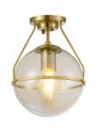 GTV OS-DRO-40-DEC Mennyezeti lámpatest DROP , 5376, AC220-240V, 50/60Hz, 1*E27, max. 25W, átm. 21 cm, arany (OS-DRO-40-DEC)