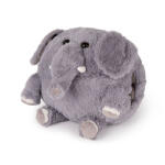 Rappa Cozy Noxxiez Hot Wheels724 Elephant - pernă de pluș caldă 3 în 1