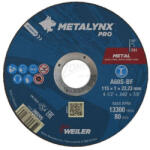 WEILER Abrasives d. o. o Vágókorongok 115x1, 2 mm METALYNX PRO METAL (010103-0001)