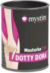 Mystim MasturbaTIN Dotty Dora - pontozott maszturbátor (fehér) - sexshopcenter