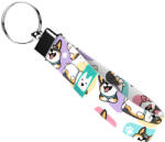 april & june Pembroke Welsh Corgi, tricolor - Kulcstartó - Pembroke Welsh Corgi, tricolor - april & june (anj-kc-161-S)